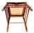 Wood Antique Eastlake Victorian Walnut Dining Side Hall Accent Chair W Cane Seat For Sale - Image 7 of 16