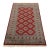 Bokhara Jaldar Rug 4’1” X 6’3” Red Wool Tribal Hand-Knotted Oriental Carpet For Sale