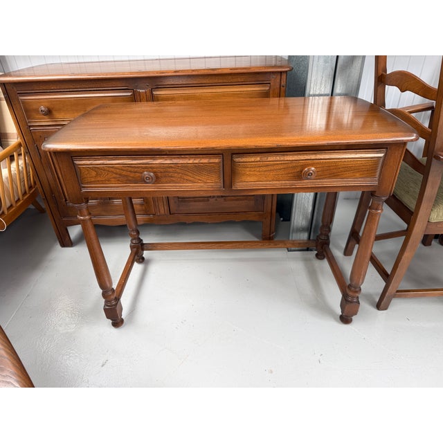 Wood Golden Dawn Desk from Ercol, 1960s For Sale - Image 7 of 7