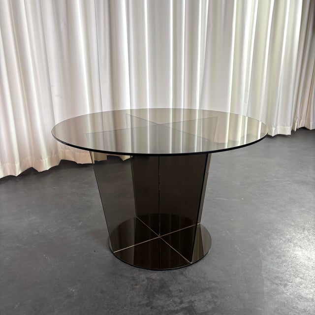 Smoked Glass Coffee Table, 1970s For Sale - Image 6 of 9