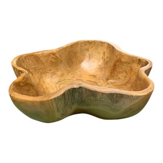Medium Wooden Bowl For Sale
