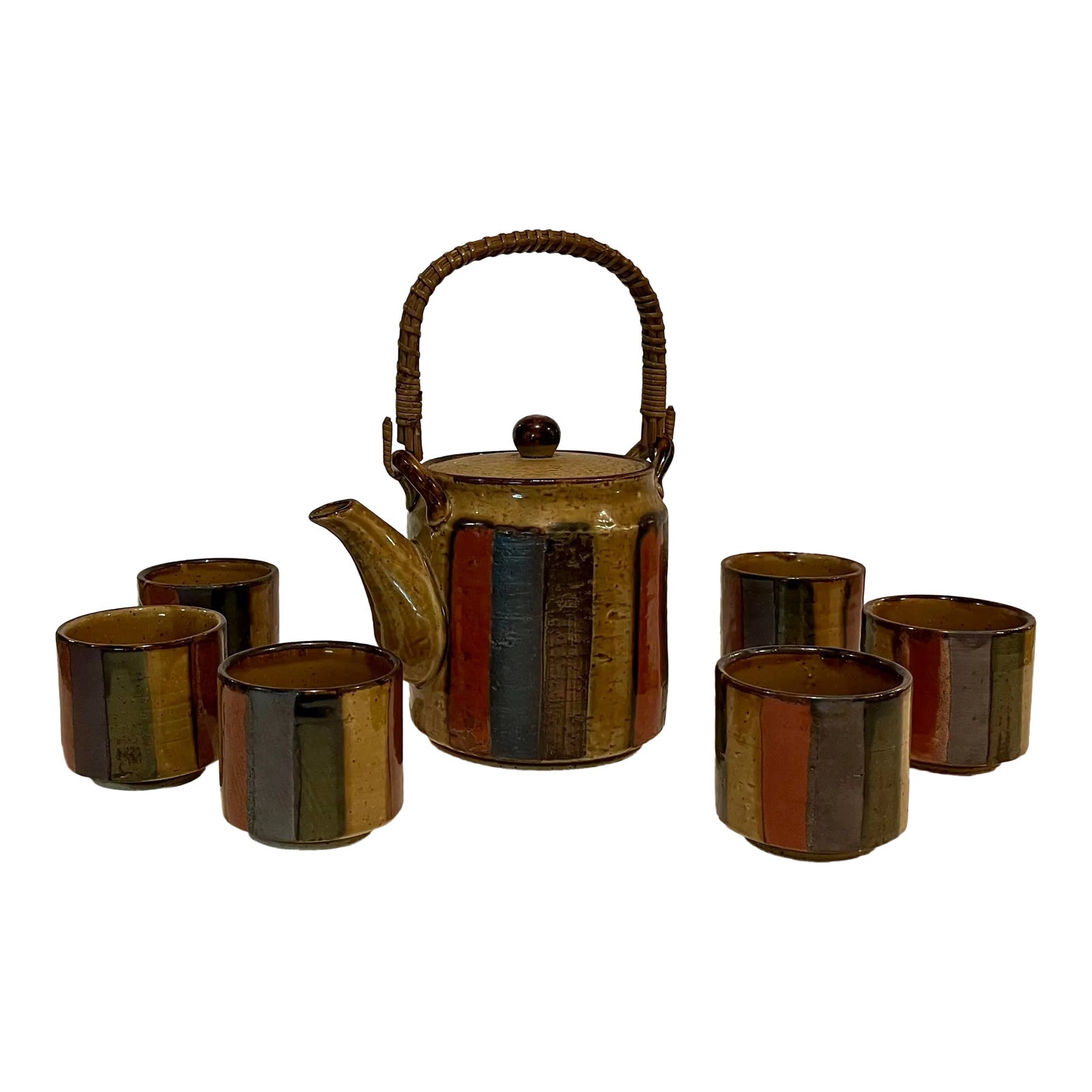 Vintage Japanese Otagiri Ceramic Tea Set 7 Pieces Chairish