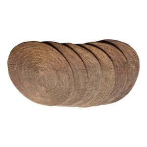 1990s Neto Oval Placemats- Set of 6
