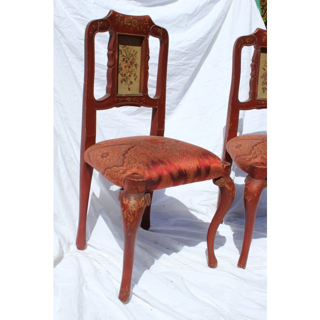 19th Century Italian Children's Chairs - a Pair For Sale In San Diego - Image 6 of 7