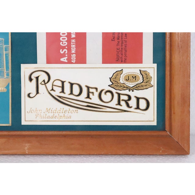 Set of Eight Wood Framed Cigar Box Label Collection For Sale - Image 13 of 14