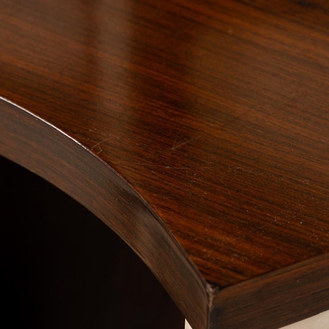 20th Century Italian Standing Dry Bar in Hardwood & Cream Laminate, 1970 For Sale - Image 18 of 18