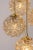 Metal Large Cascading Chandelier in Bubble Glass from Limburg, Germany, 1970s For Sale - Image 7 of 12