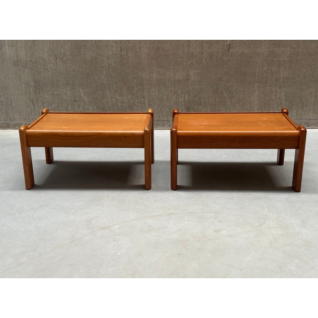 Mid-Century Modern Nightstands from Walter Knoll, Set of 2 For Sale - Image 4 of 7