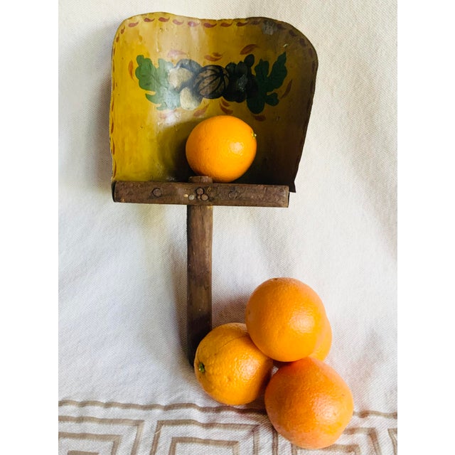 Antique American Farmhouse Style Grain Scoop For Sale - Image 9 of 12