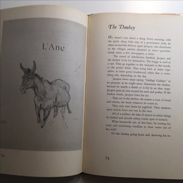 Brown Natural Histories A Bestiary Jules Renard 1966 For Sale - Image 8 of 11