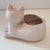 Vintage 1960s Cat Pottery Planter David Stewart Lions Valley Stoneware Speckled Glaze MCM For Sale In Boise - Image 6 of 13