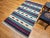 Late 20th Century Vintage American Southwestern Kilim, Handwoven Wool, Stripe Pattern, Ivory & Green, 4’ X 8’ For Sale - Image 5 of 12