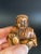 Vintage Sitting Japanese Man Celluloid Netsuke Miniature For Sale - Image 9 of 10