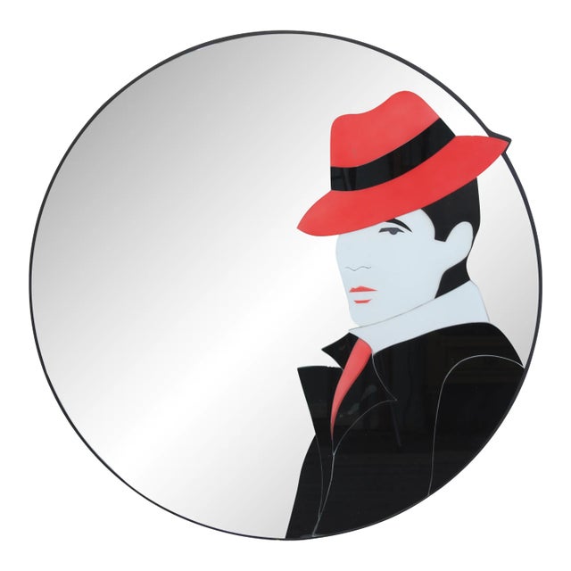 1980's Decorative Wall Mirror For Sale