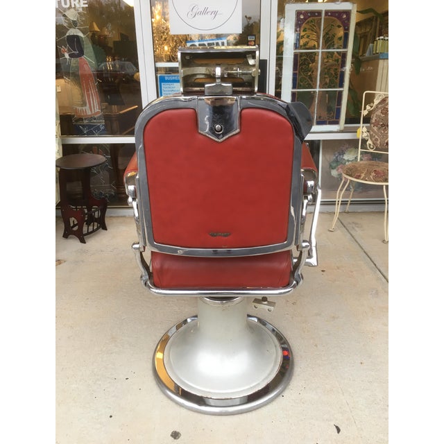 Antique Belmont Barber Shop Chair Chairish