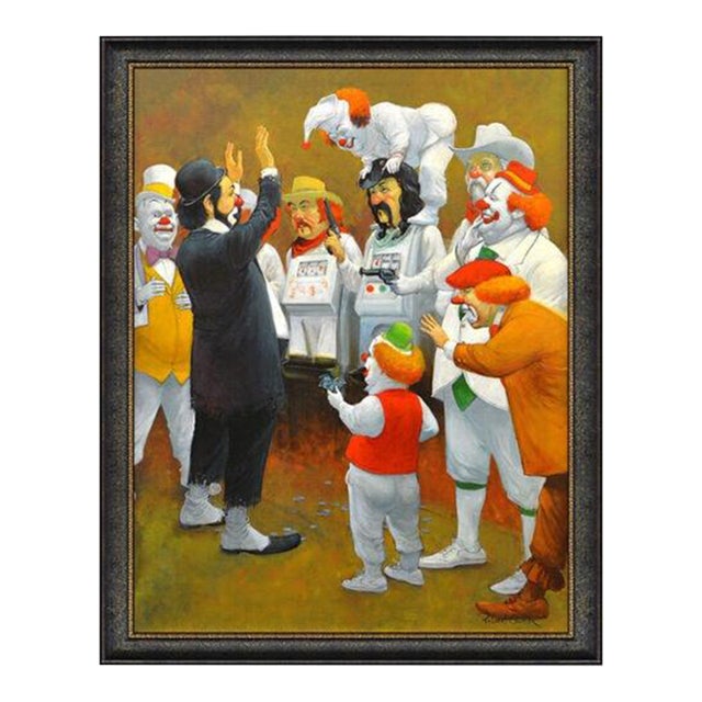 Late 20th Century Casino Holdup, Robert Owen (b. 1930) For Sale