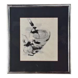 Pen and Ink Sketch by Henry Krell, u.s.a., 1978
