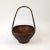 Chinese 19th Century Chinese Woven Oval Bamboo Basket With Handle For Sale - Image 3 of 8