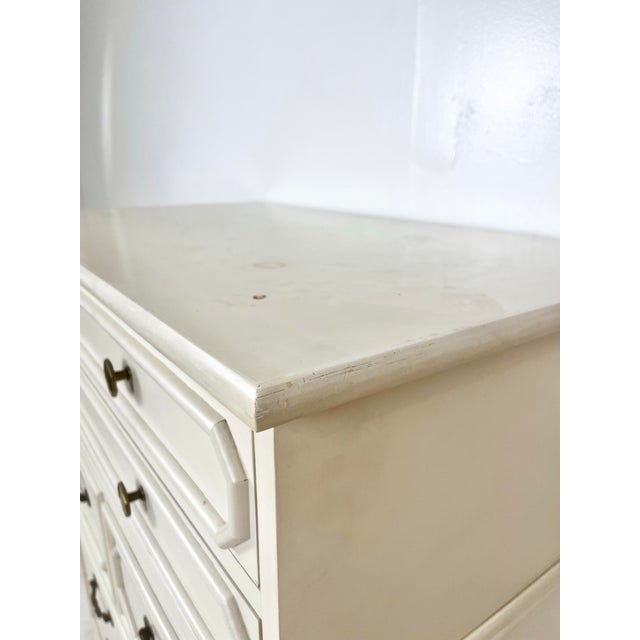 Vintage Tall Ficks Reed Rattan Chest of Drawers For Sale - Image 11 of 11