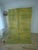 A high-energy contemporary Moroccan rug hand-knotted in wool on a cotton warp. A vivid lime-green shag pile is crossed by...