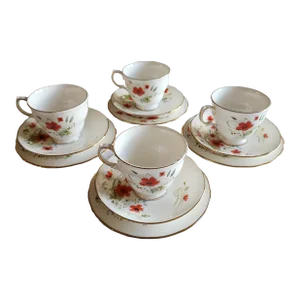 Colcloug Floral Bone China Tea Set 12 Pieces