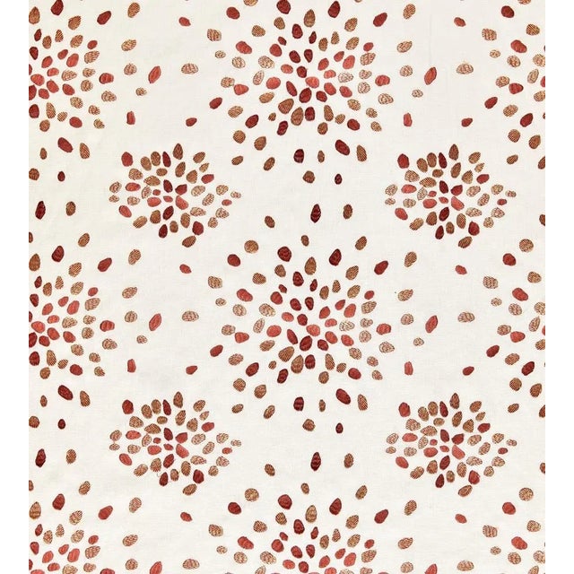 Sample - The House of Scalamandré Firefly Fabric, Orange For Sale