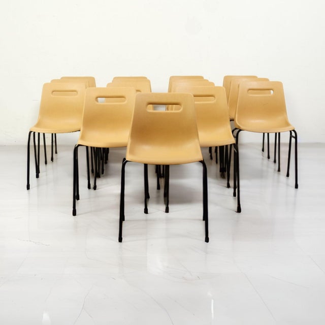 Vintage Chairs from Grosfillex, 1960s, Set of 15 For Sale - Image 16 of 18
