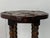 Brown Mid-Century French Carved Oak Side Table with Lotus Motif, 1950s For Sale - Image 8 of 18