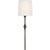 Dauphine Sconce in Aged Iron with Linen Shade Designer: Studio VC Finish: Aged Iron Height: 19" Width: 5.5" Extension:...