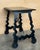 19th Century Ebonized Baroque Spanish Side Table with Lyre Legs For Sale - Image 9 of 18