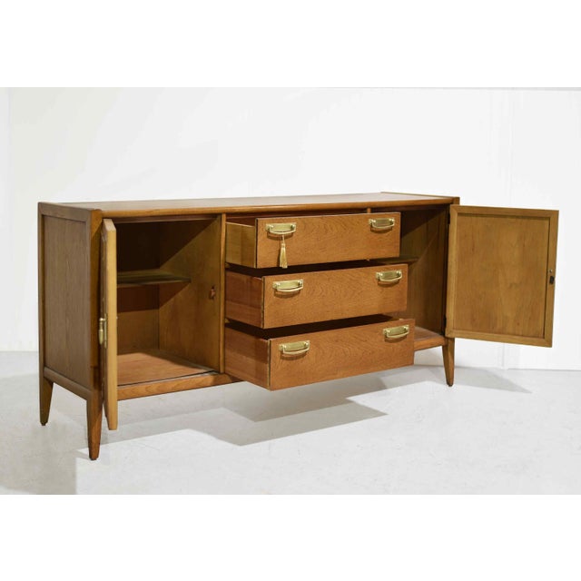 Gemstone Mid Century Modern Diamond Head Credenza Premier by Broyhill For Sale - Image 7 of 14