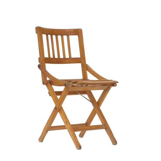 Small Vintage Italian Children's Folding Chair, 1950s For Sale - Image 10 of 10