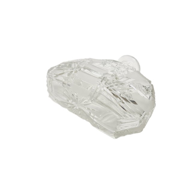 Glass Art Deco Glass Water Carafe, Czechoslovakia, 1950s For Sale - Image 7 of 17