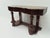 Mahogany Console Table with Leather Inlay Top and Drawer, 1870s For Sale - Image 9 of 16