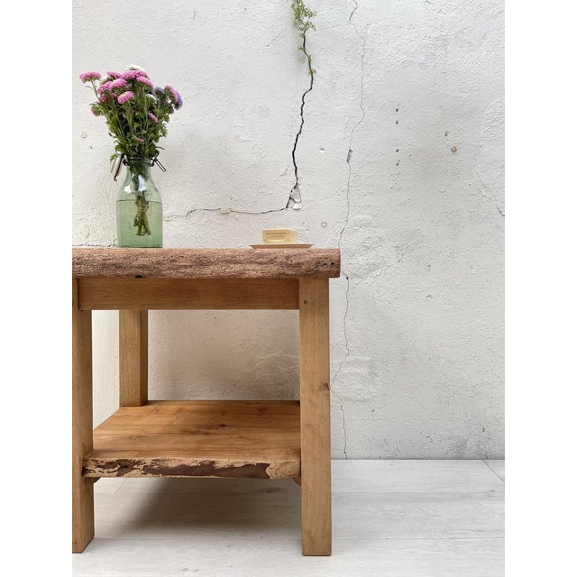 Vintage Worktable in Wood For Sale - Image 4 of 18