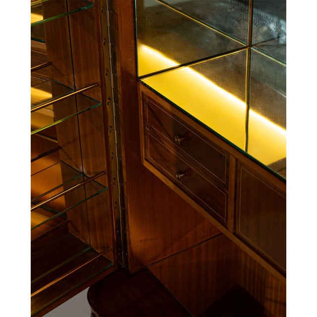 Italian Bar Cabinet, 1950s For Sale - Image 13 of 18