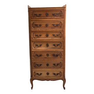 20th Century Regency Style Cherrywood Chest of Drawers For Sale
