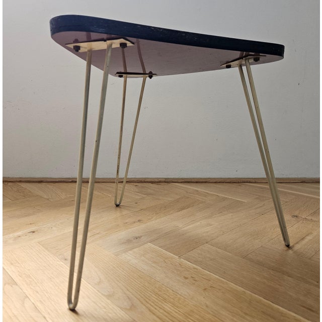 Black Mid-Century Tripod Flower or Side Table from Uluv, 1970s For Sale - Image 8 of 15