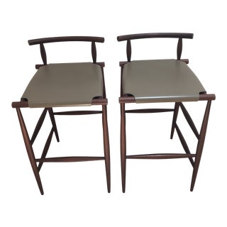 Italian Modern Bar Stools - a Pair For Sale