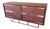 Custom Modern Red Credenza For Sale