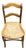 Antique Walnut Cane Seat Side Chair For Sale