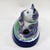English Vintage Staffordshire Recumbent Cat Mantle Statue Figurine Right Facing For Sale - Image 3 of 9