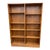 Mid Century Danish Modern Hundevad Style 2 Row Teak Bookcase For Sale