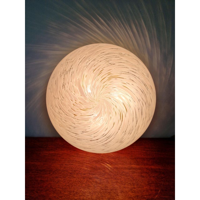 Ceiling Light in Brass and White Murano Glass, Hillebrand Lightning, 1970s from Hillebrand Lighting For Sale - Image 13 of 18