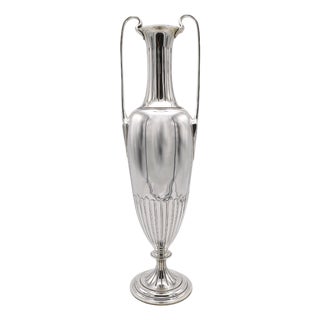 Tiffany Amphora Sterling Silver Vase USA, 1907 For Sale