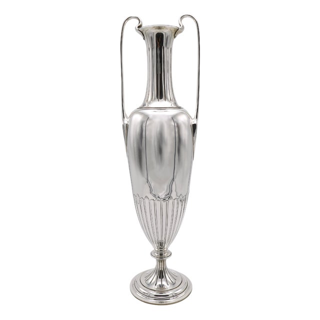 Tiffany Amphora Sterling Silver Vase USA, 1907 For Sale