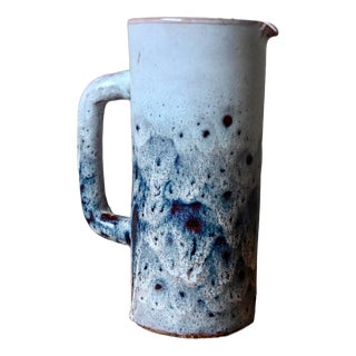Brutalist Glazed Stoneware Carafe from Vallauris, 1960s For Sale