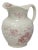 20th Century Belgian Red Chinoiserie Ceramic Pitcher For Sale