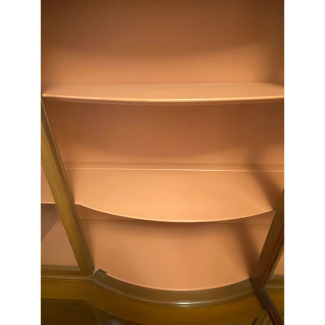 1940s Drexel Antique Travis Court Style China Cabinet Hutch Chairish 1940s Drexel Antique Travis Court Style China Cabinet Hutch Chairish