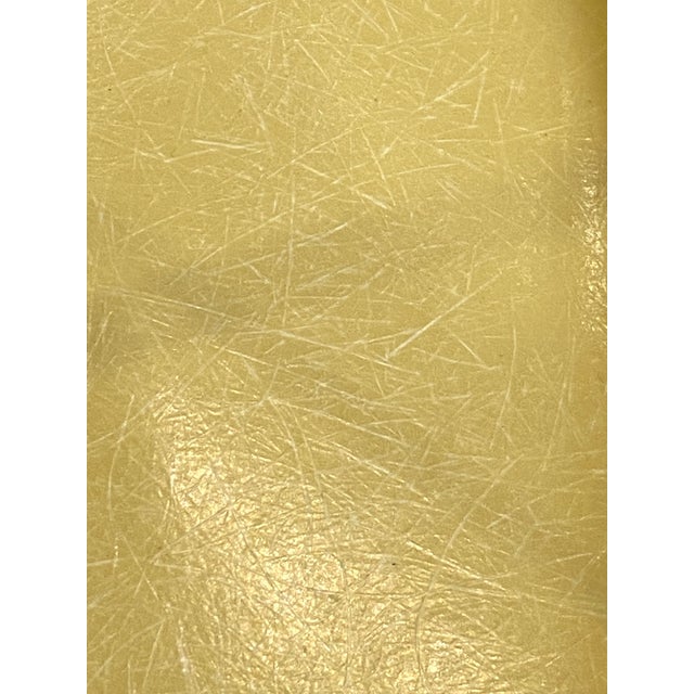 1970s Vintage Yellow Vinyl-Covered Fiberglass Chair by Charles and Ray Eames for Herman Miller, 1950s For Sale - Image 5 of 18
